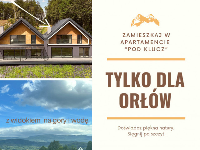 Apartament  z widokiem  na góry i wodę