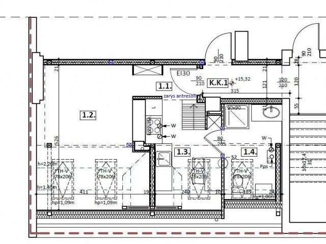 Mieszkanie Centrum, II poziomy, 57,92m2